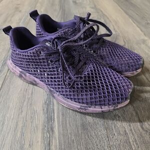 Nobull Toomey Mesh Reflective Logo Purple Camo Women's 6.5 Shoes Sneaker